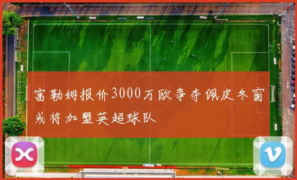 富勒姆报价3000万欧争夺佩皮冬窗或将加盟英超球队
